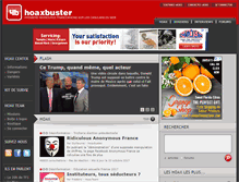 Tablet Screenshot of hoaxbuster.com